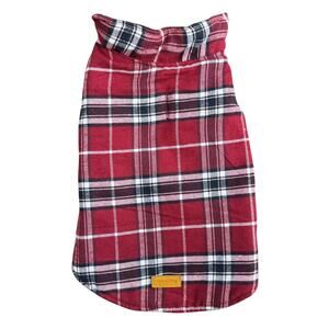 Spotted Play M Reversible Plaid Dog Coat Vest